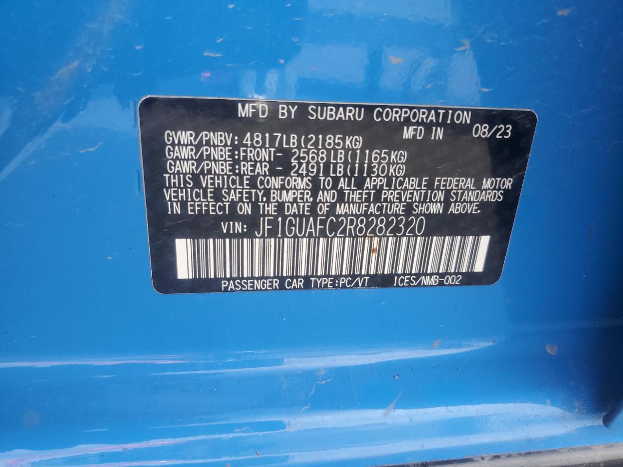 2024 SUBARU IMPREZA