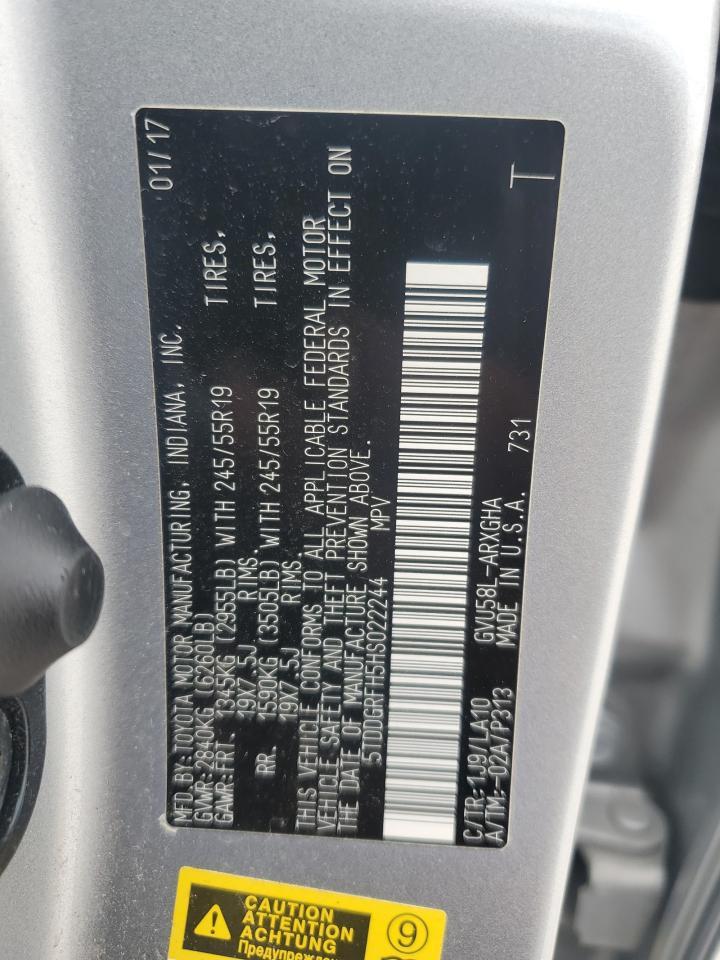 2017 TOYOTA HIGHLANDER