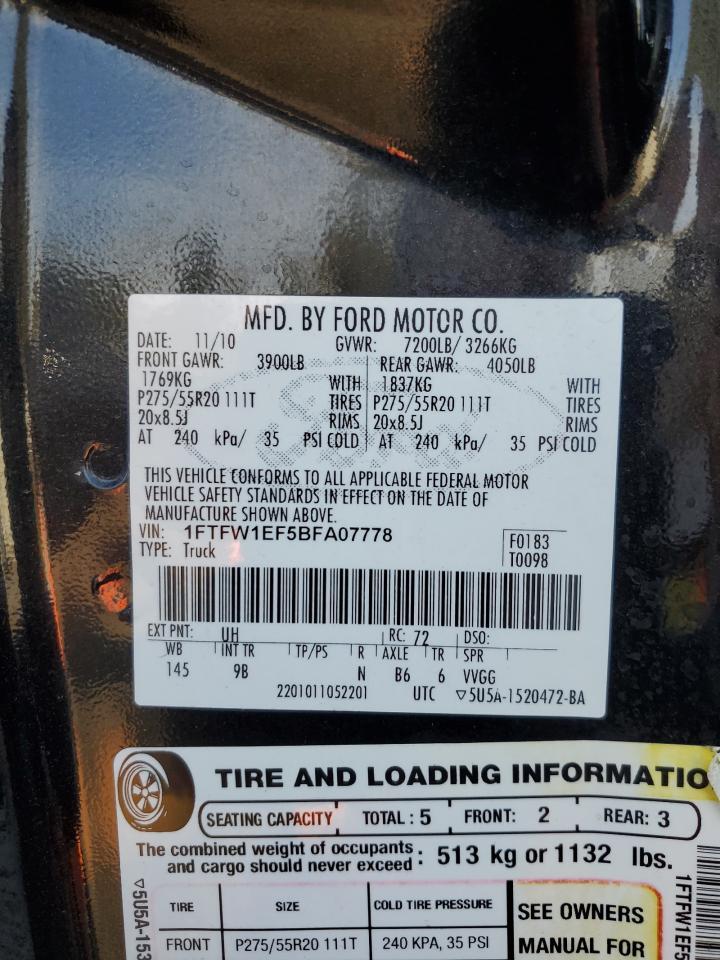 2011 FORD F-150