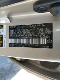 2009 TOYOTA CAMRY