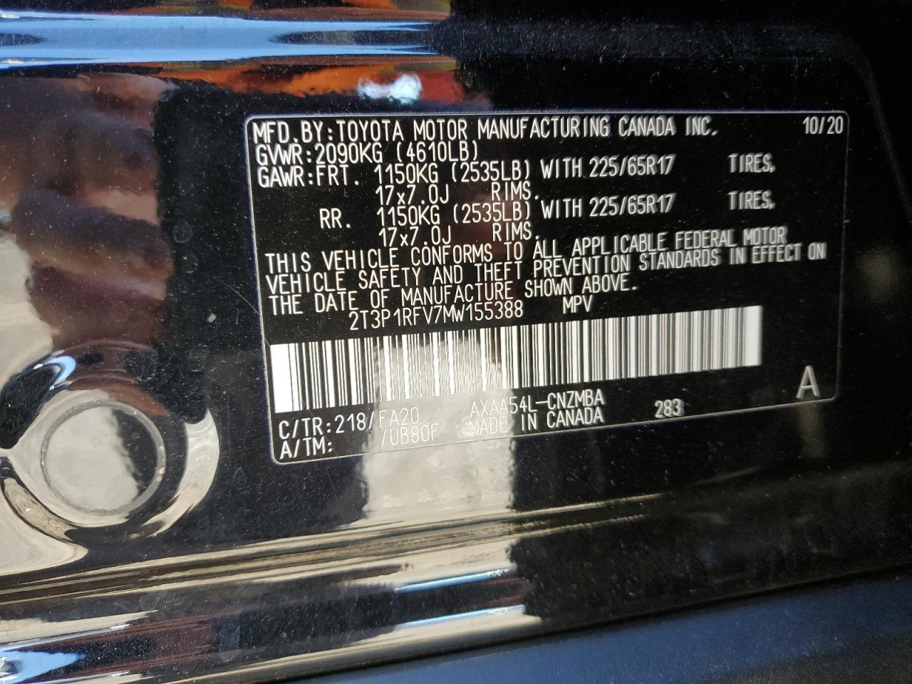 2021 TOYOTA RAV4