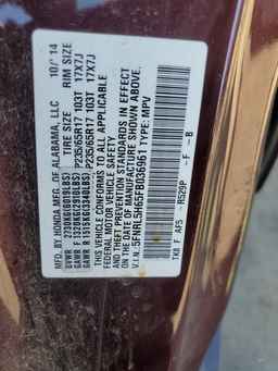 2015 HONDA ODYSSEY