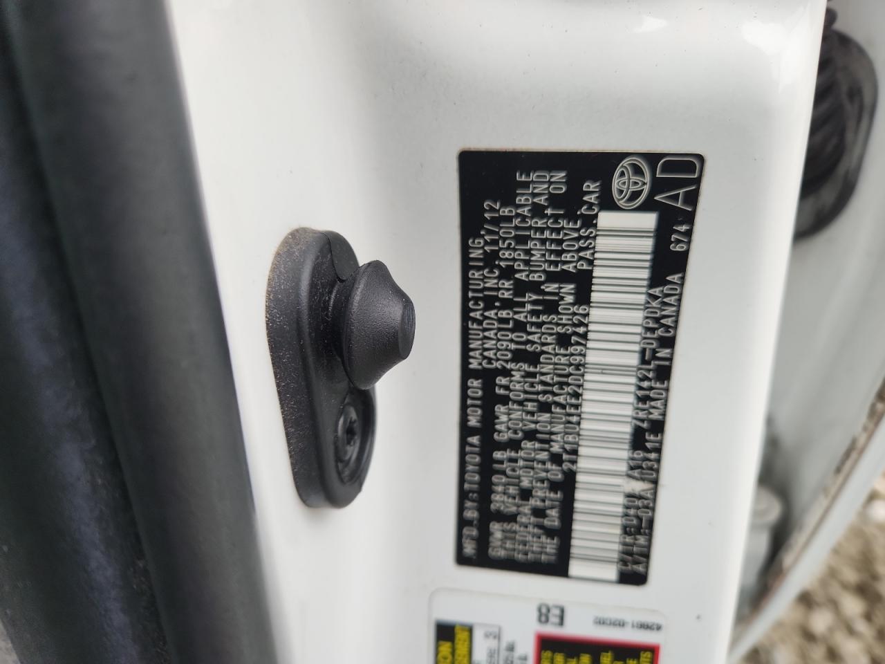 2013 TOYOTA COROLLA