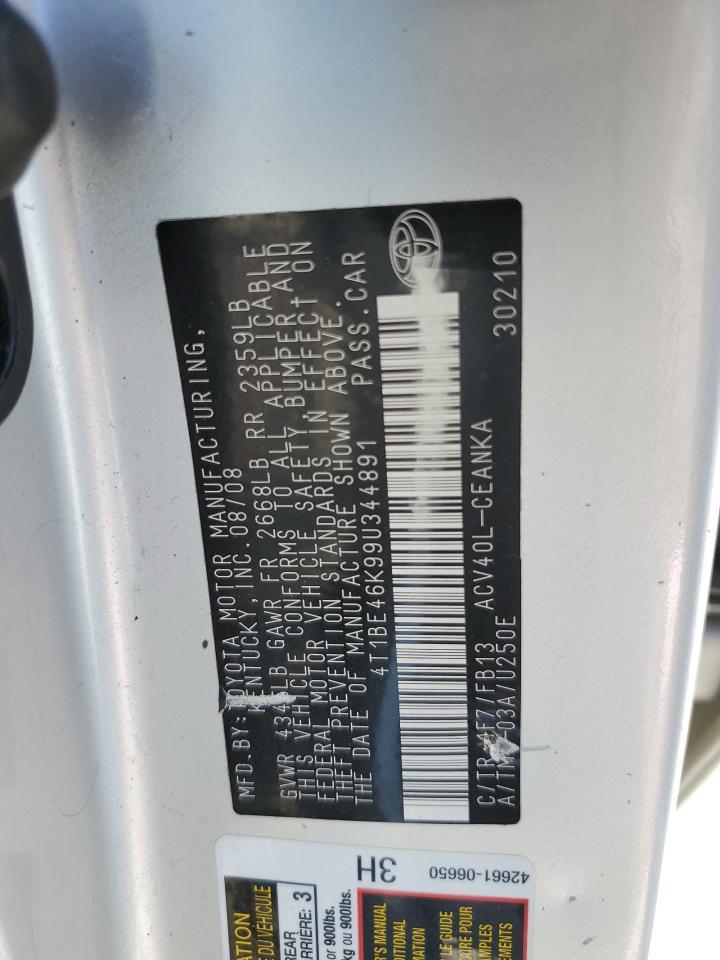 2009 TOYOTA CAMRY
