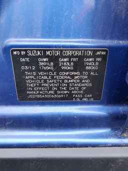 2012 SUZUKI SX4