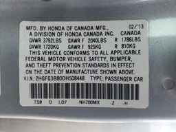 2013 HONDA CIVIC