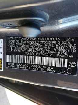 2017 TOYOTA PRIUS