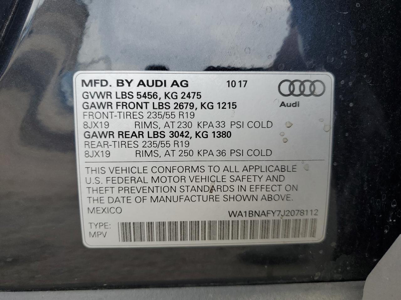 2018 AUDI Q5