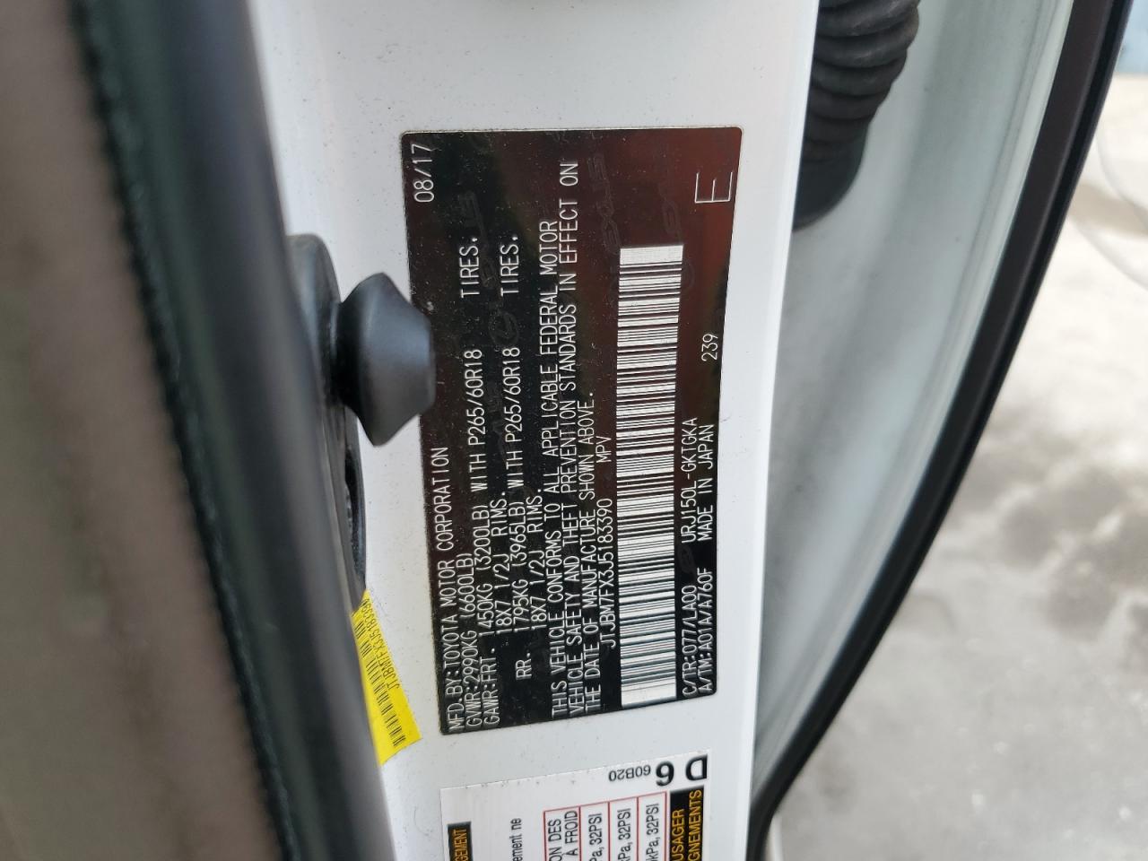 2018 LEXUS GX 460