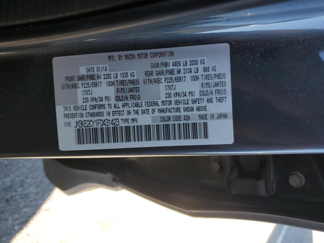 2015 MAZDA CX-5