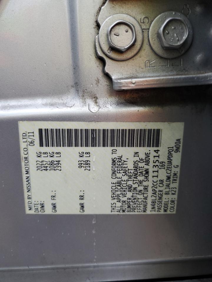 2012 NISSAN ALTIMA