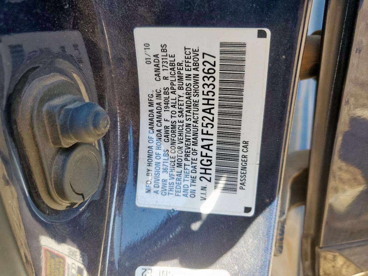2010 HONDA CIVIC
