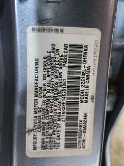 2004 TOYOTA COROLLA
