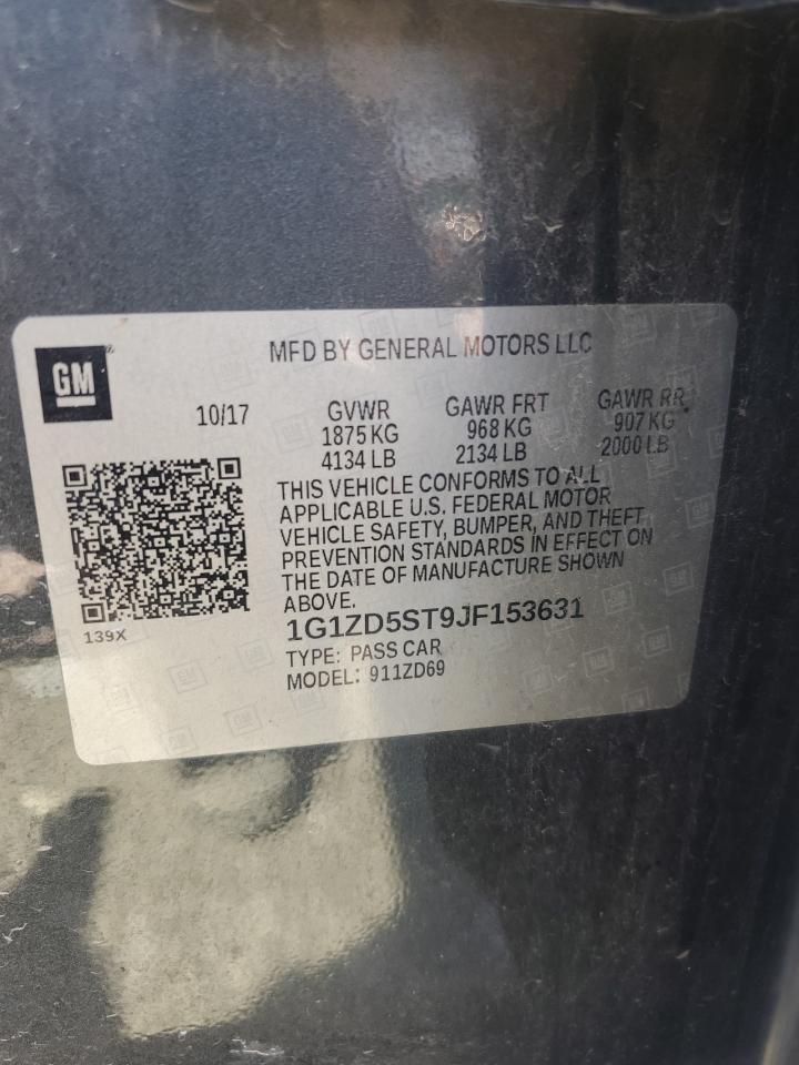 2018 CHEVROLET MALIBU