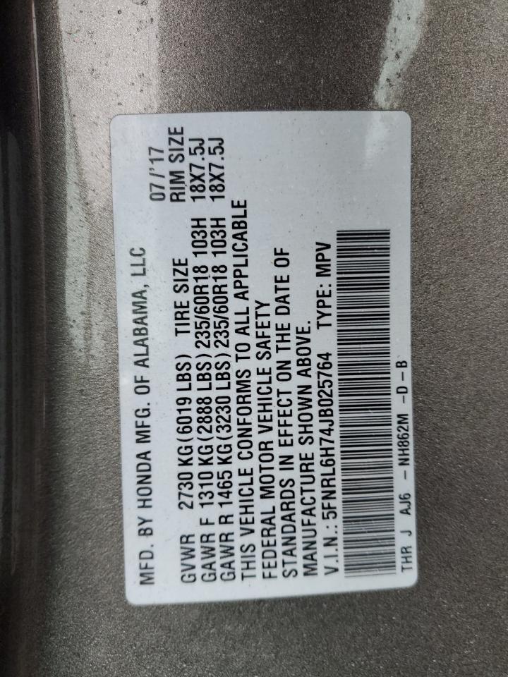 2018 HONDA ODYSSEY