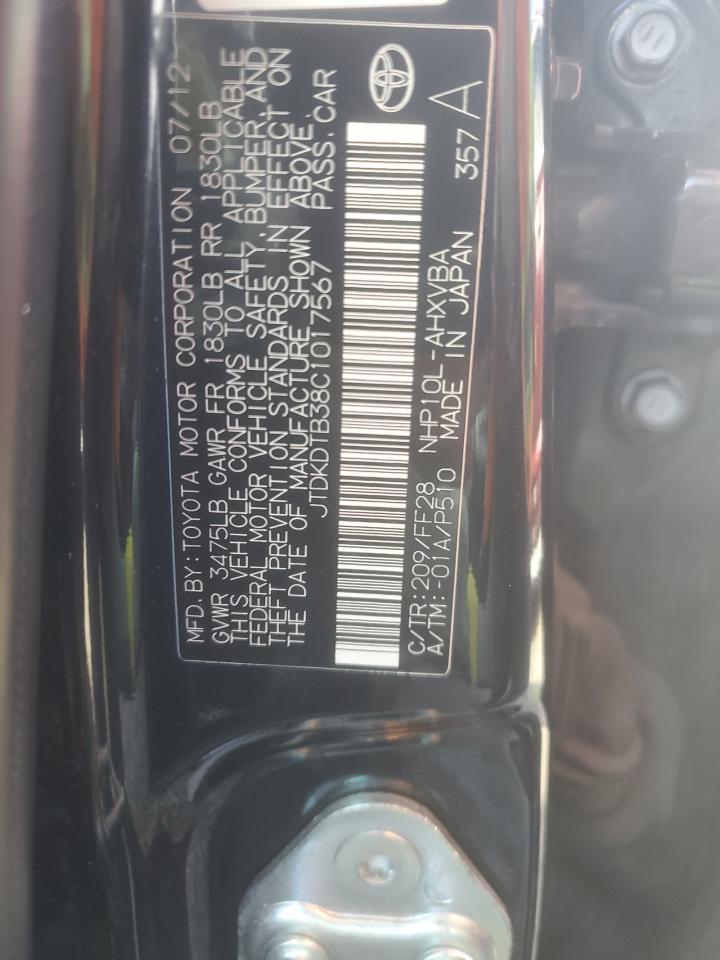 2012 TOYOTA Prius c