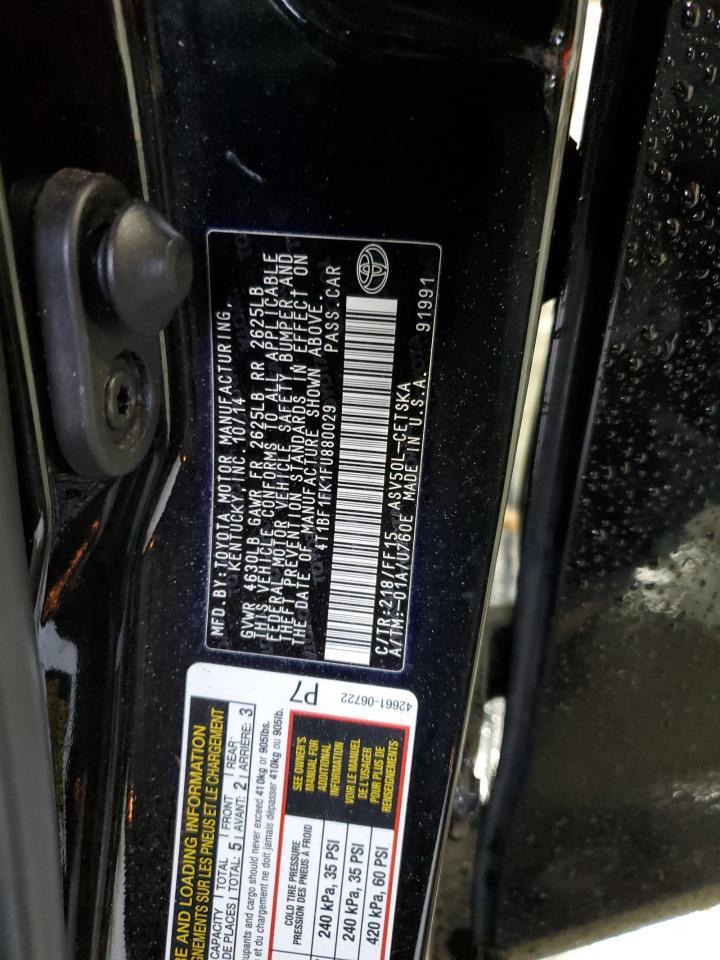 2015 TOYOTA CAMRY