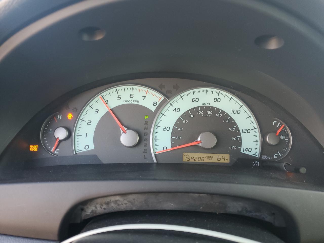 2009 TOYOTA CAMRY