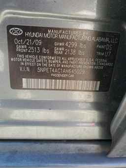 2010 HYUNDAI SONATA