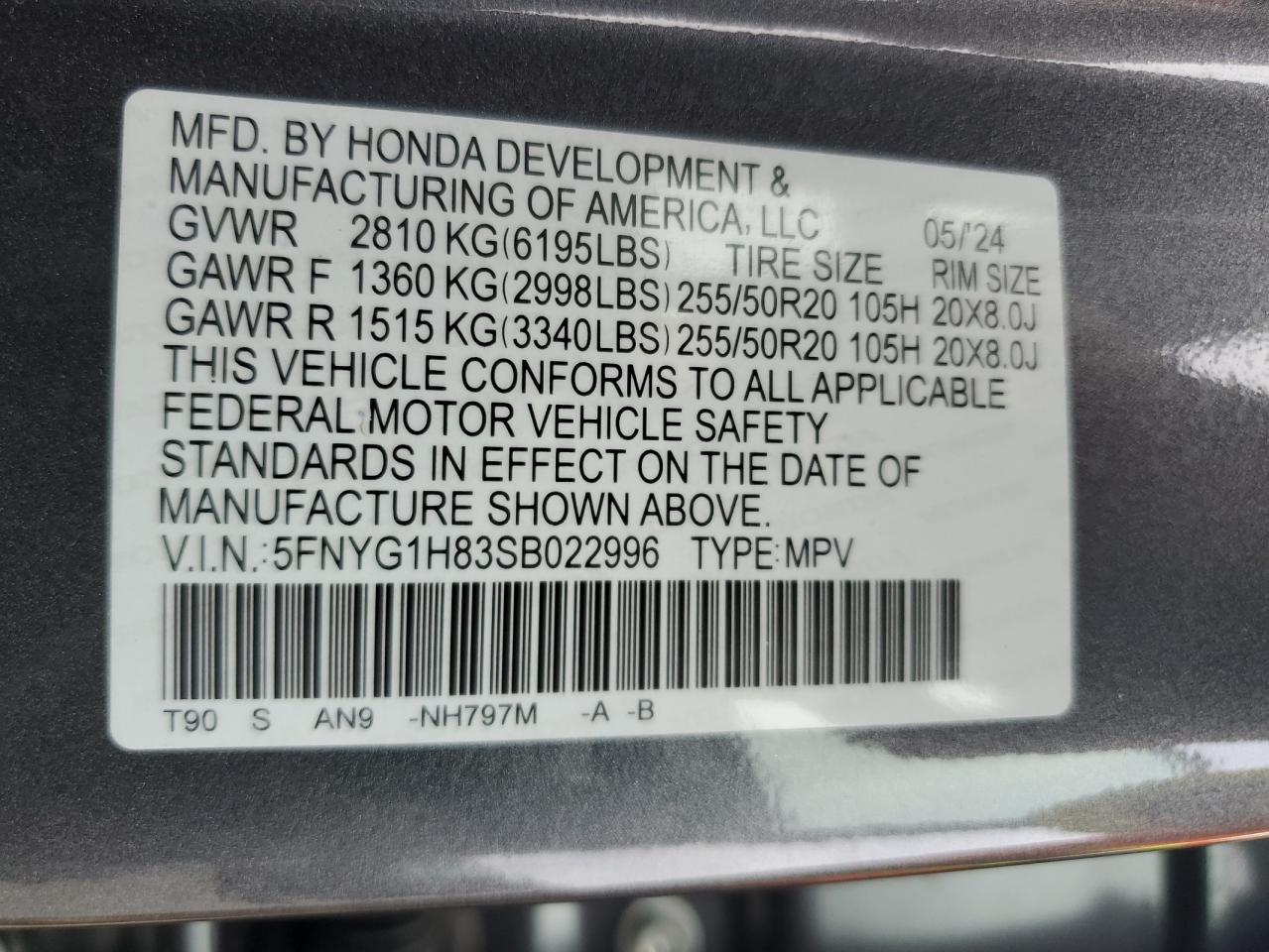 2025 HONDA PILOT
