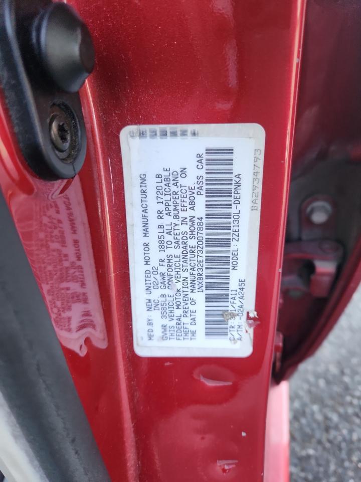 2003 TOYOTA COROLLA