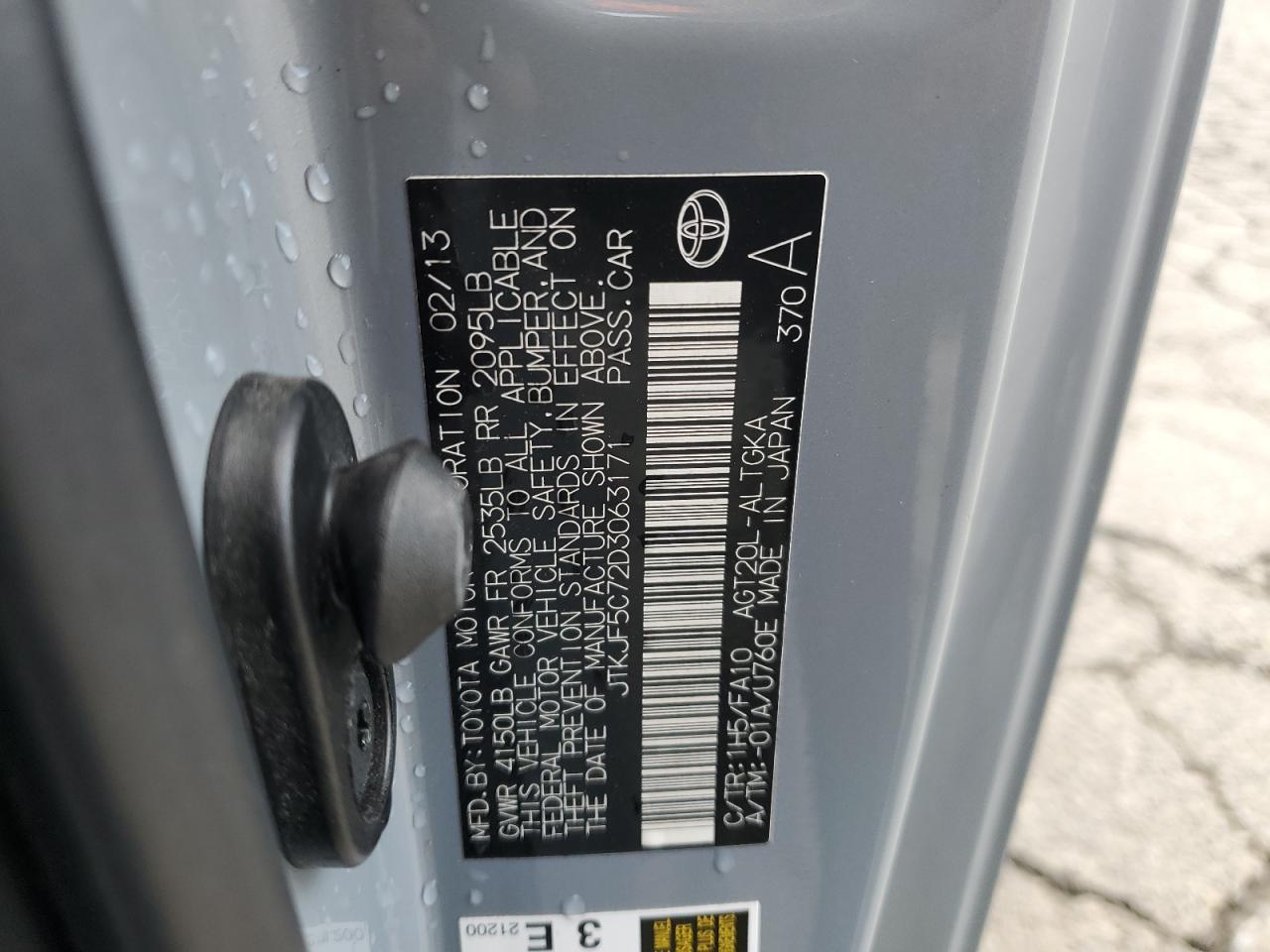 2013 TOYOTA SCION