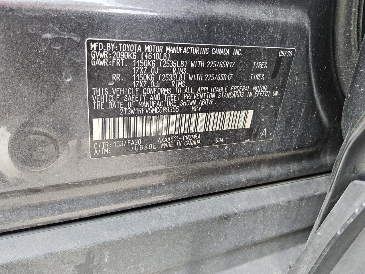 2021 TOYOTA RAV4