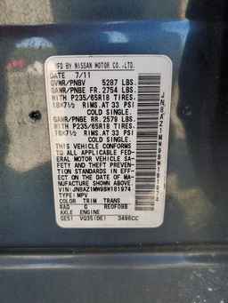 2011 NISSAN MURANO