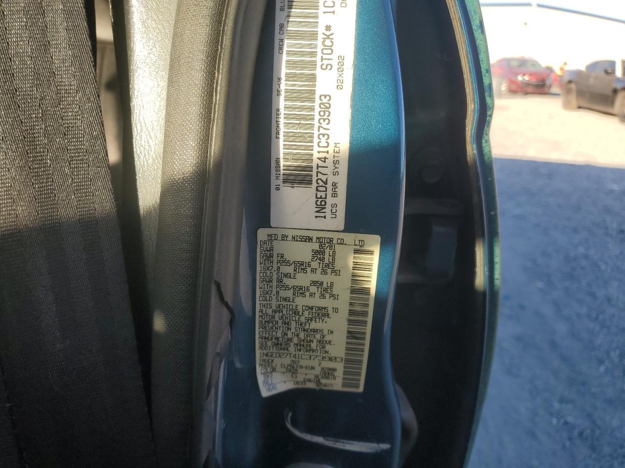 2001 NISSAN Frontier