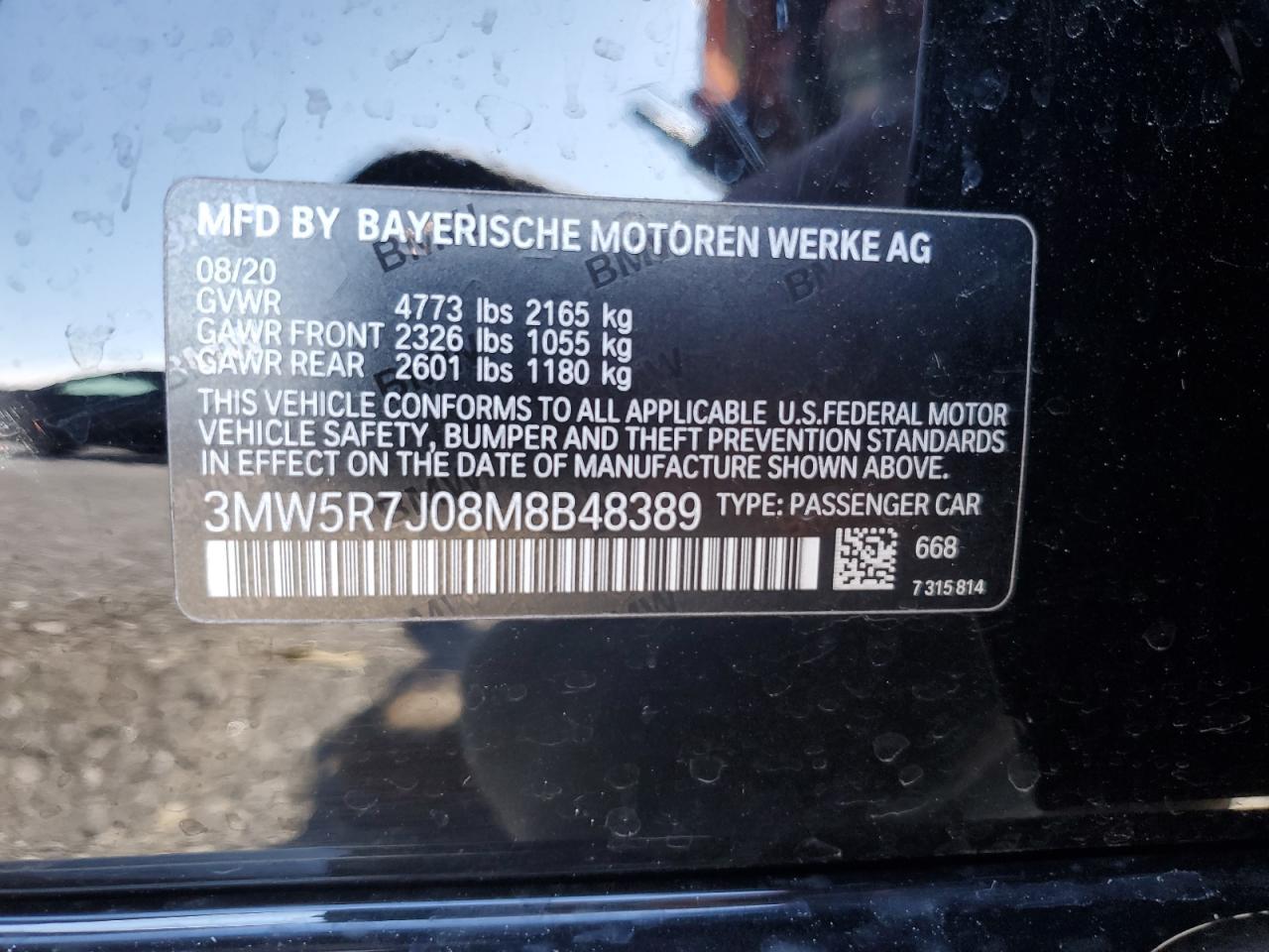 2021 BMW 3 SERIES