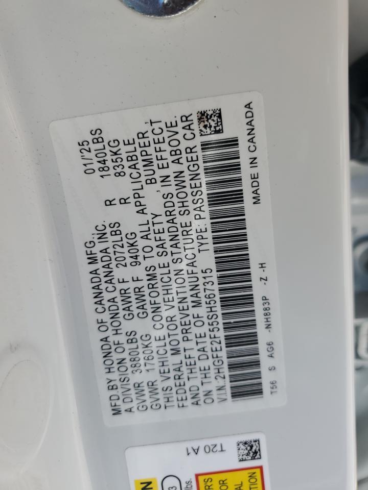 2025 HONDA CIVIC