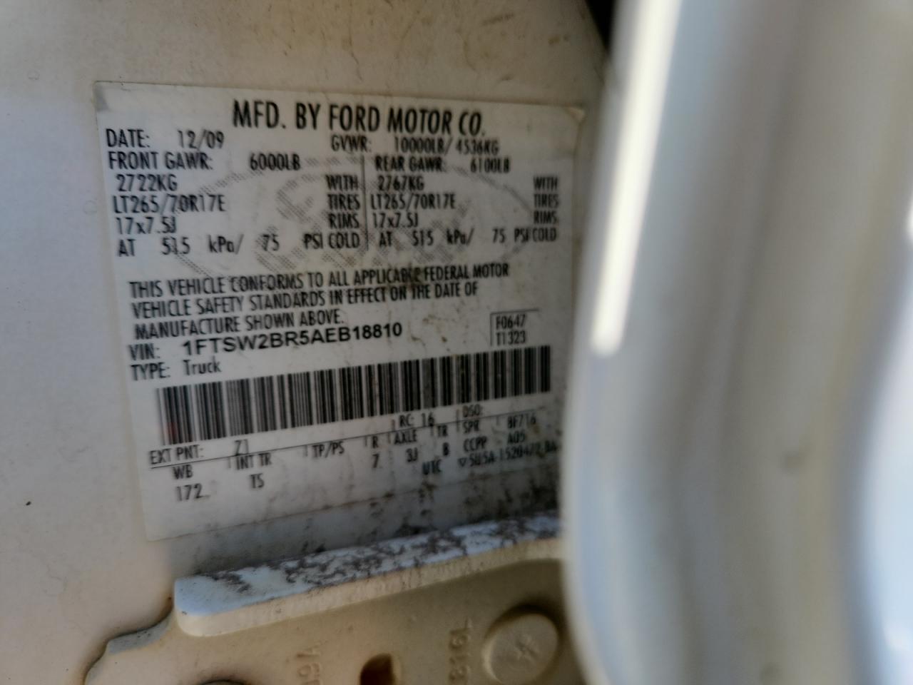 2010 FORD F-250
