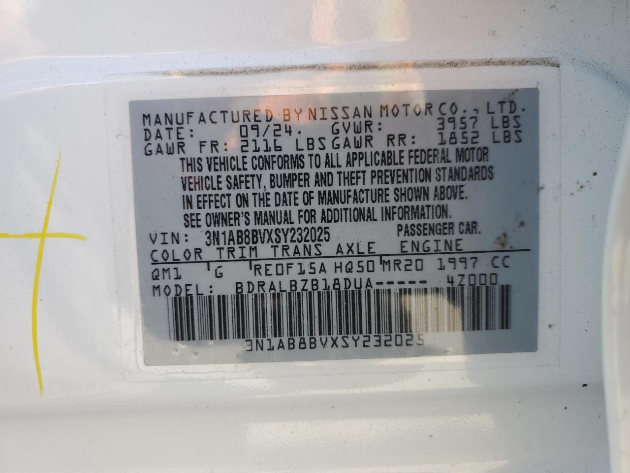 2025 NISSAN SENTRA