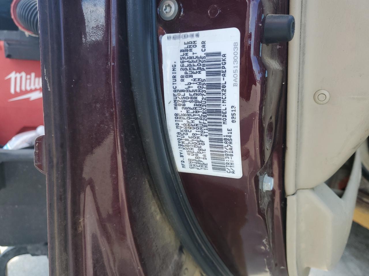 2003 TOYOTA Avalon