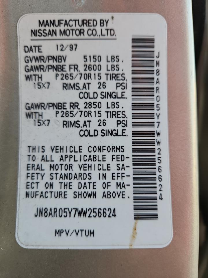 1998 NISSAN PATHFINDER