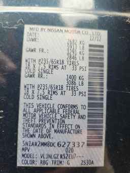 2013 NISSAN PATHFINDER