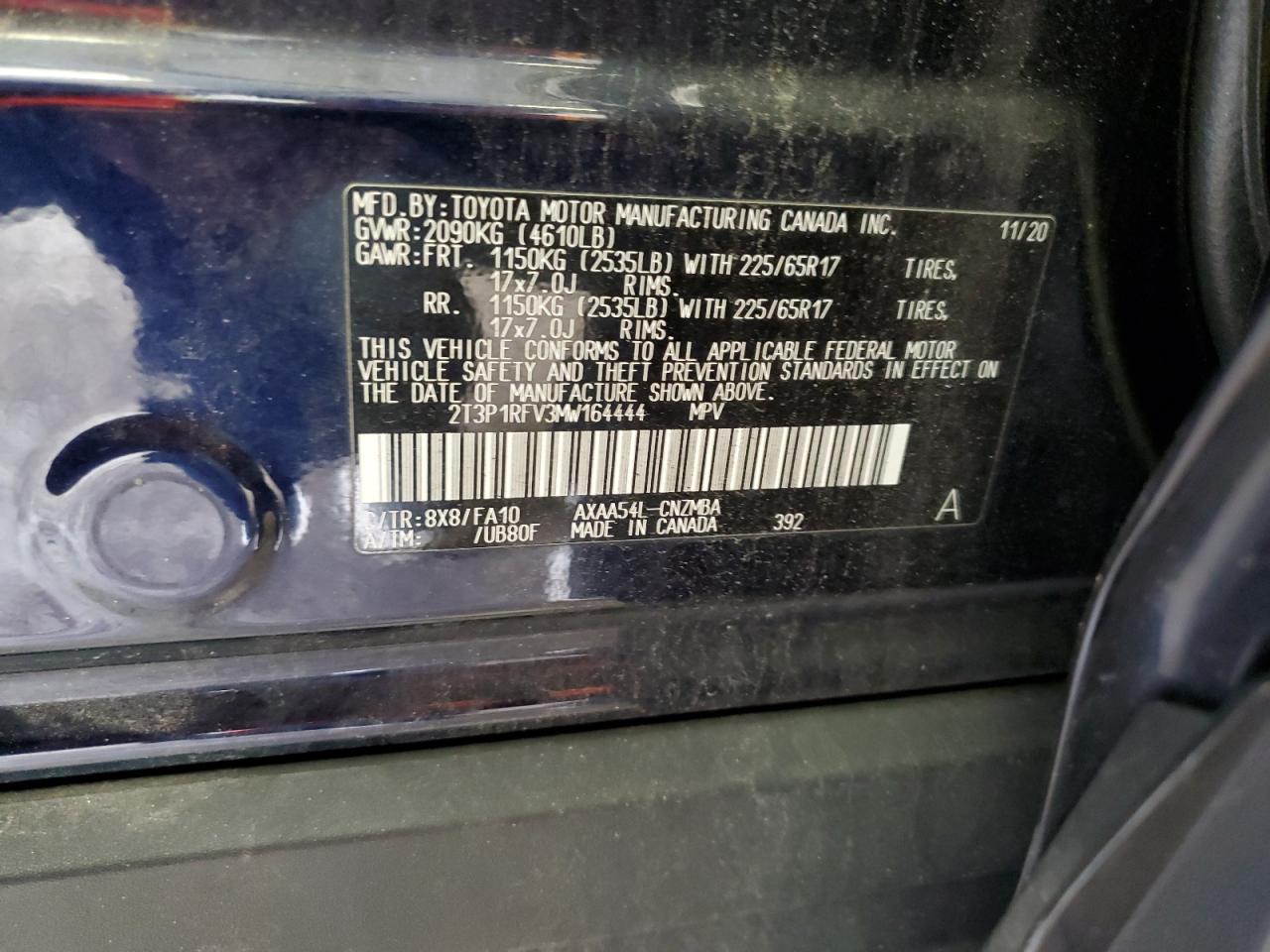 2021 TOYOTA RAV4