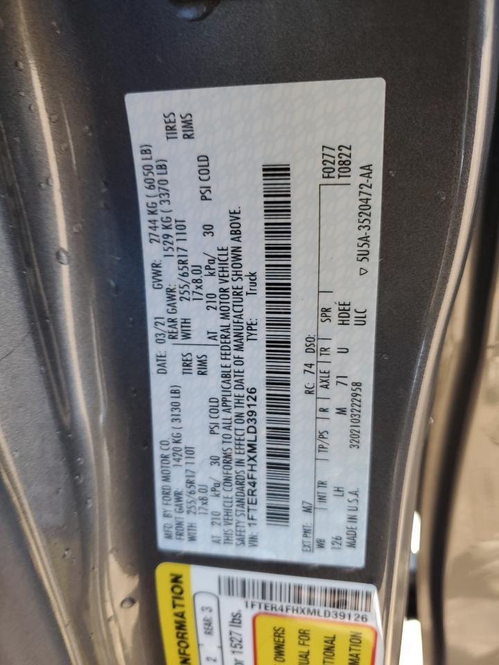 2021 FORD RANGER