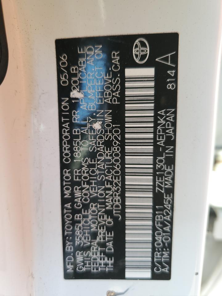 2006 TOYOTA COROLLA