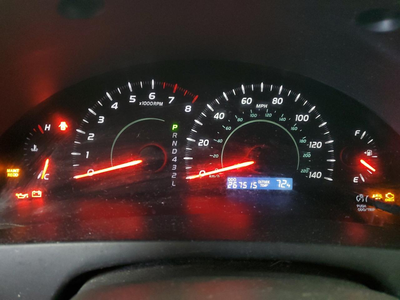 2009 TOYOTA CAMRY