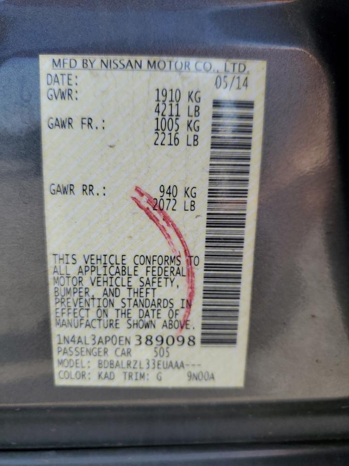 2014 NISSAN ALTIMA
