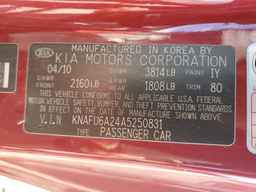 2010 KIA FORTE