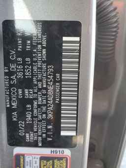 2022 KIA RIO
