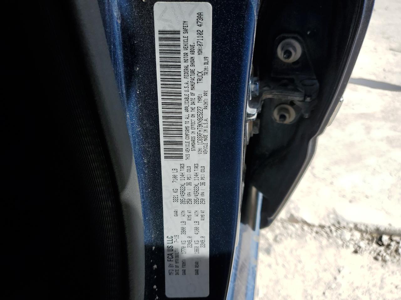 2019 RAM 1500