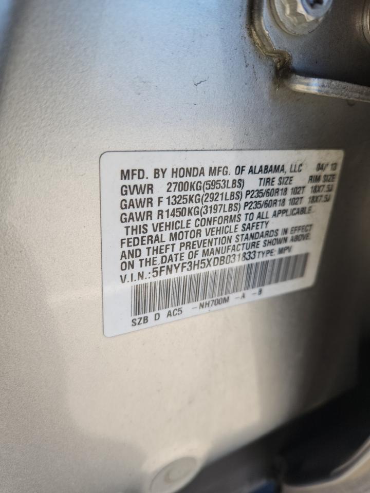 2013 HONDA PILOT