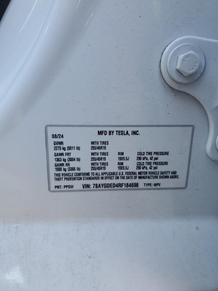 2024 TESLA MODEL Y