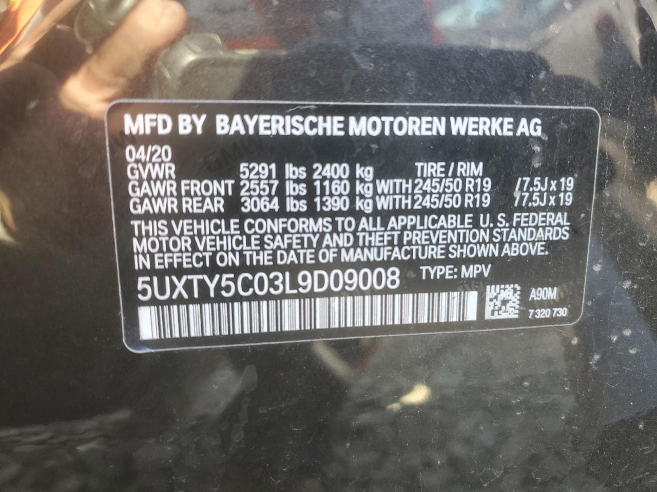 2020 BMW X3