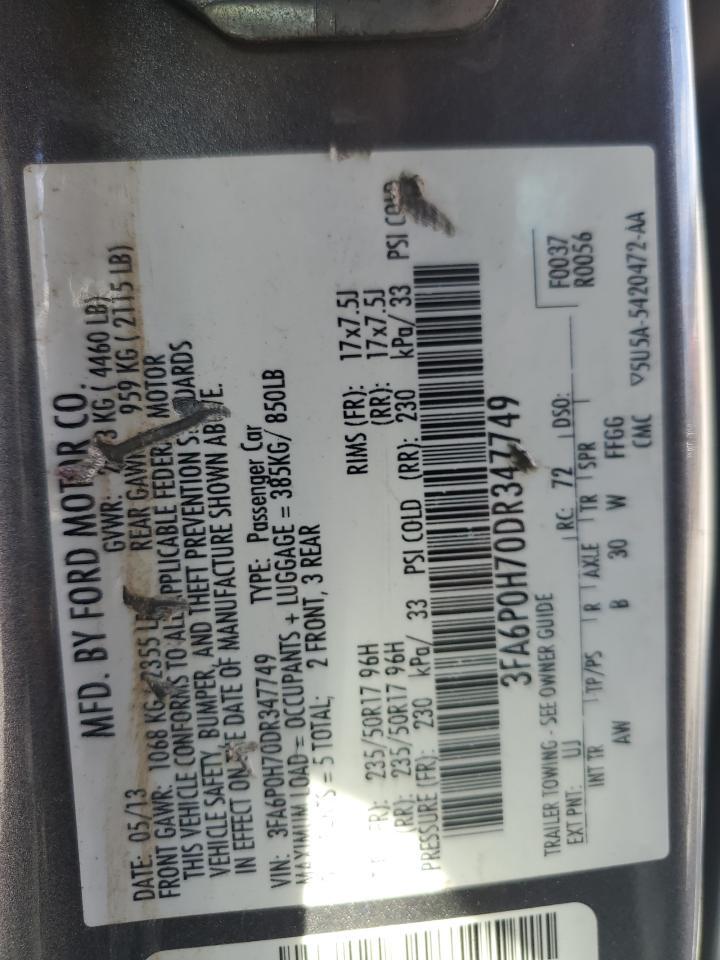 2013 FORD FUSION