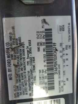 2013 FORD FUSION