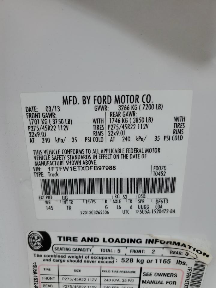 2013 FORD F-150